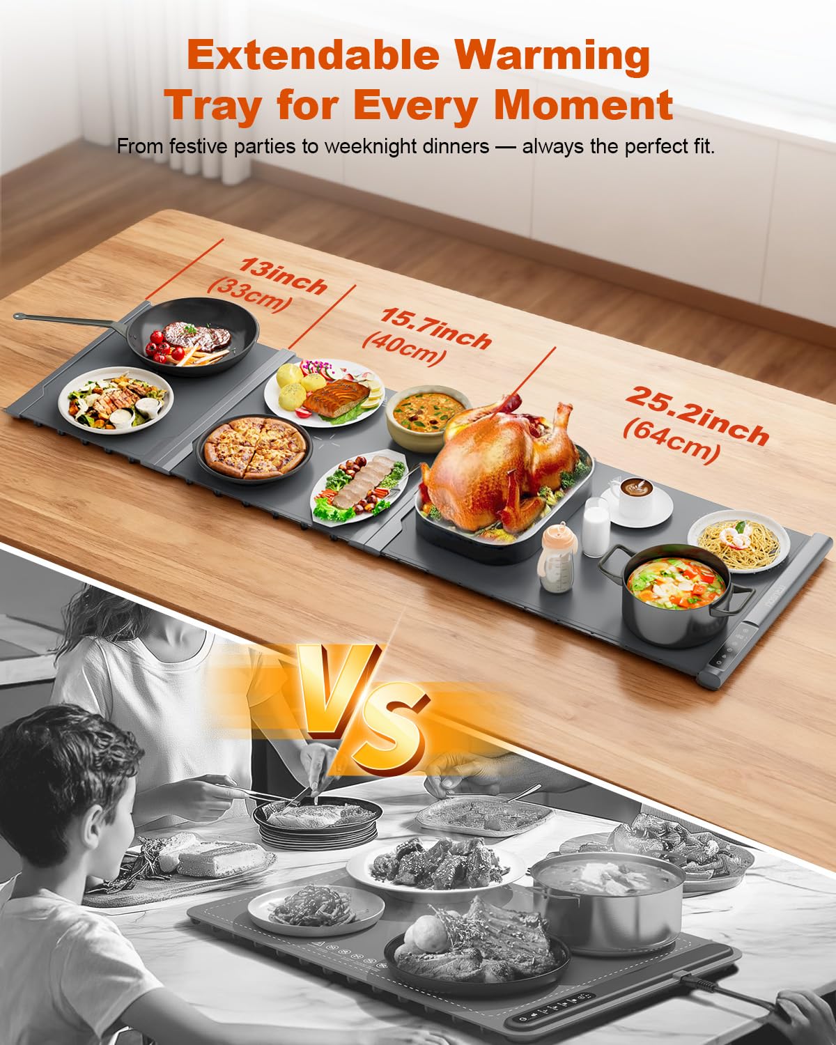 itrusou durable food-grade silicone warming mat close-up for daily use.