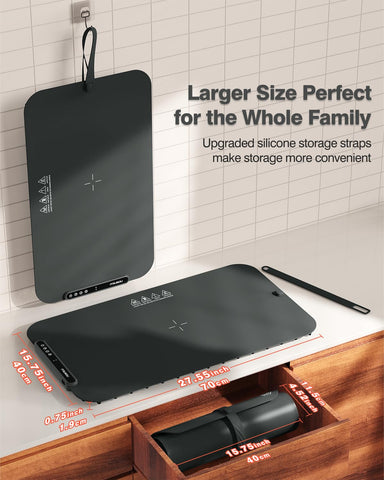 itrusou Detachable silicone strap makes rolling and storage effortless