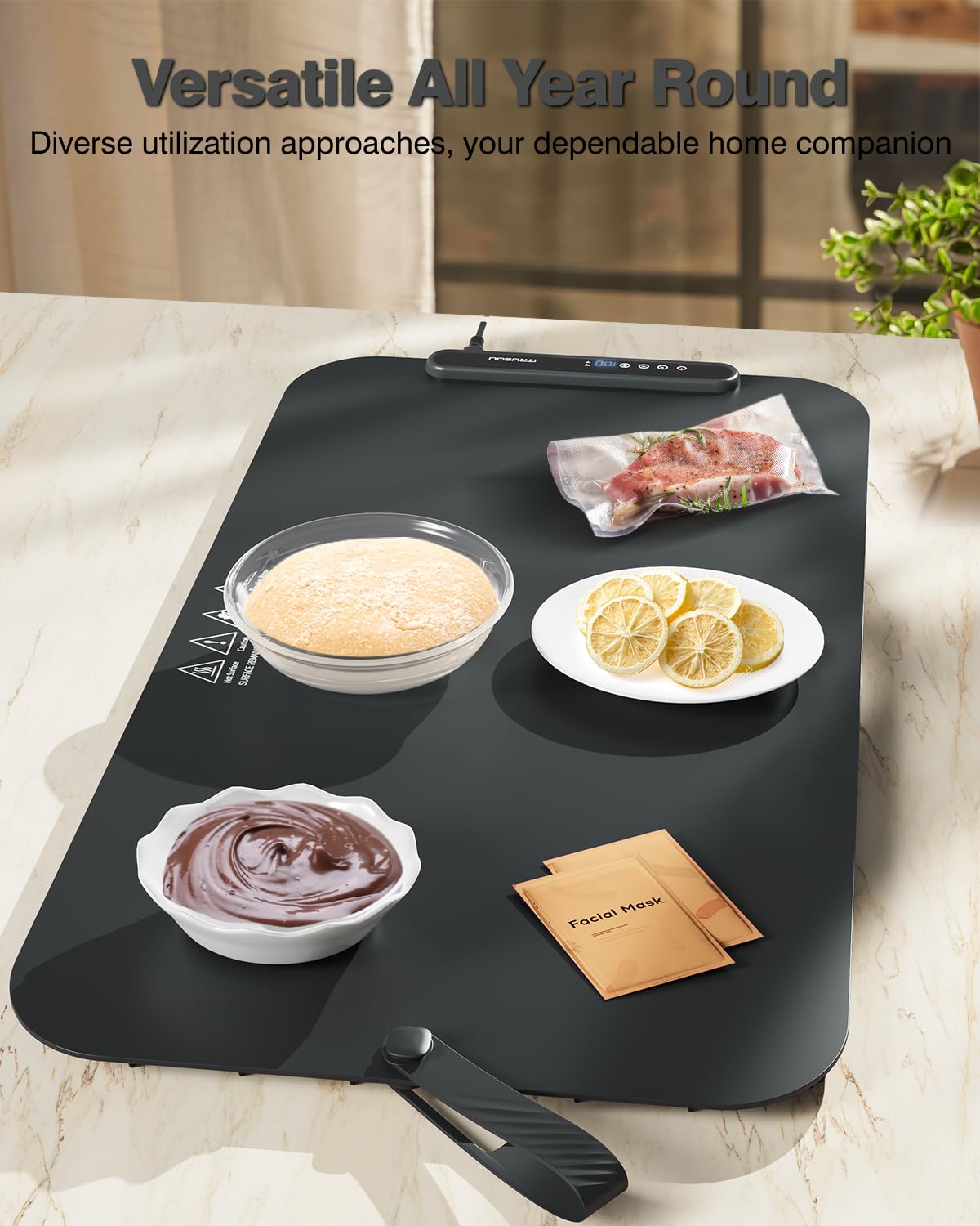 itrusou Rollable warmer ideal for buffets, parties, and Sabbath use