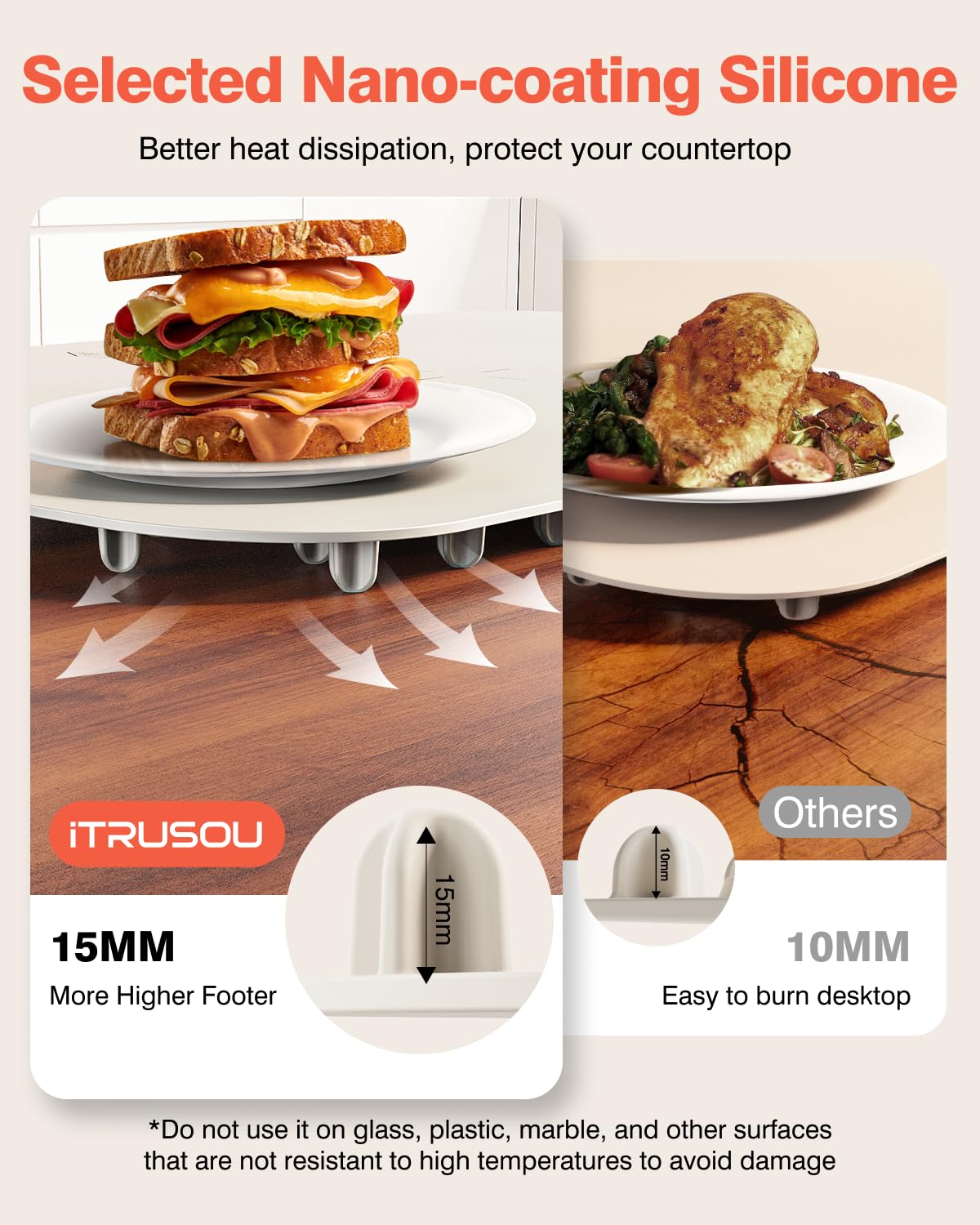 iTRUSOU warming mat ideal for buffet setups and daily use