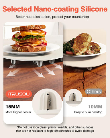iTRUSOU warming mat ideal for buffet setups and daily use