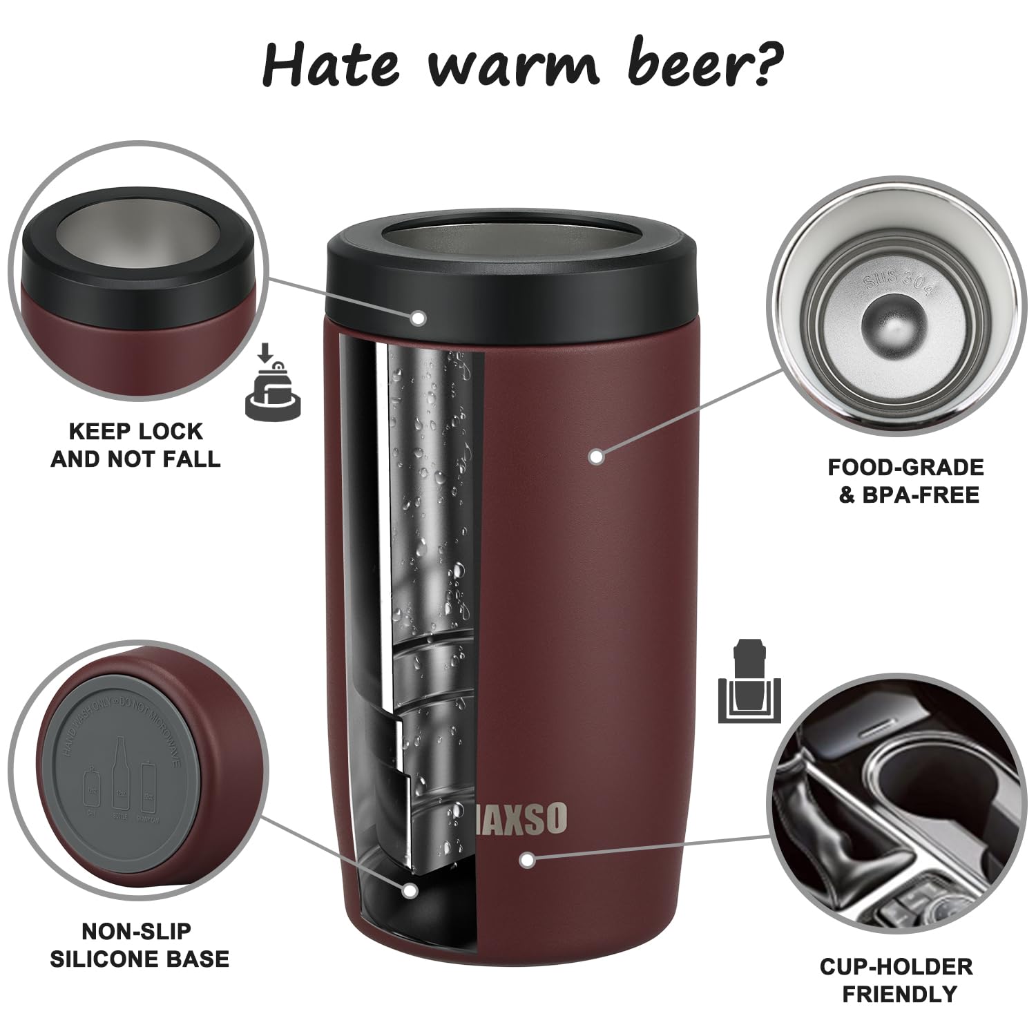 Itslife easy-lid lock design enables quick, mess-free setup on the go.