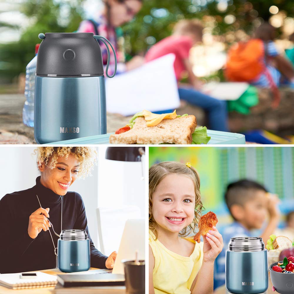Itslife insulated thermo food jar leak-proof cap ensures mess-free lunch bags.