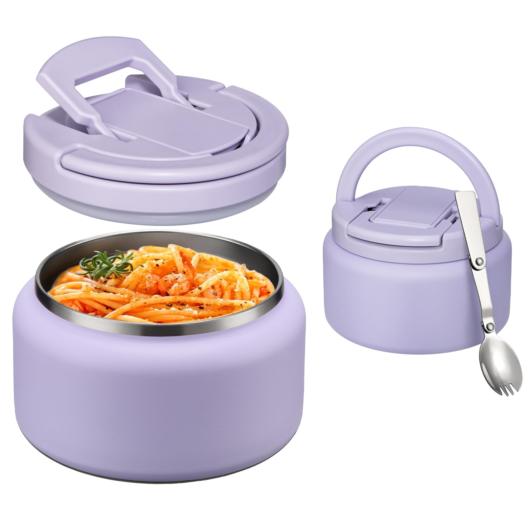Itslife Kids Thermo hot food jar with wide mouth keeps meals warm at school.