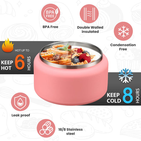 Itslife Kids Thermo spoon hidden design keeps carrying neat and convenient.