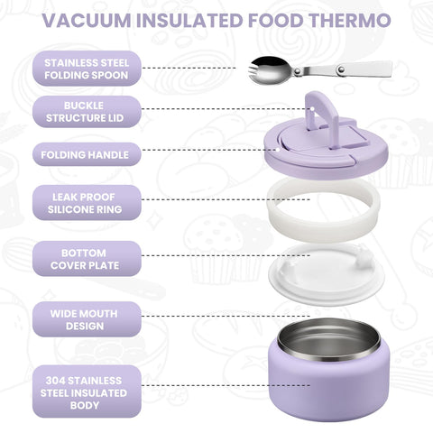 Itslife vacuum-insulated stainless steel maintains temperature.