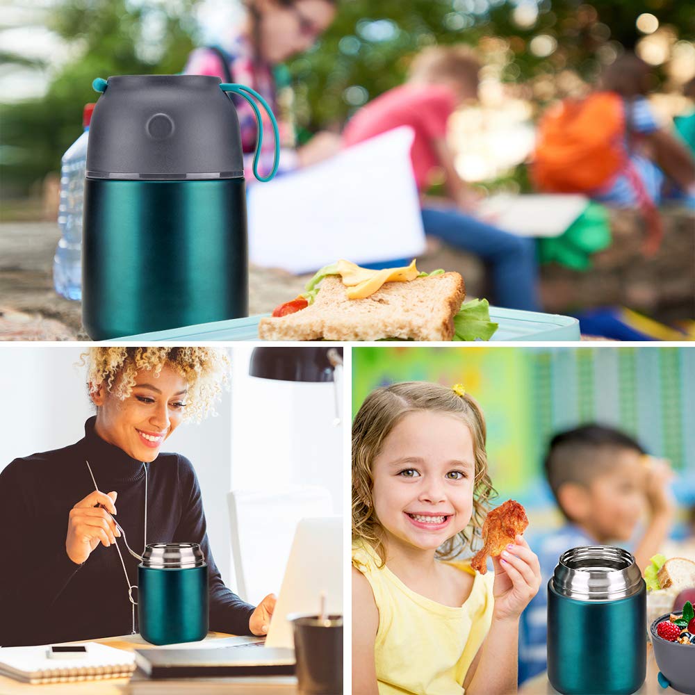 Itslife in a lunchbox scene shows hot soup and cold sides on the go