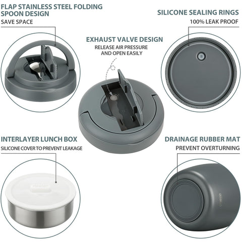 Itslife wide-mouth jar includes a hidden folding spoon for convenience.