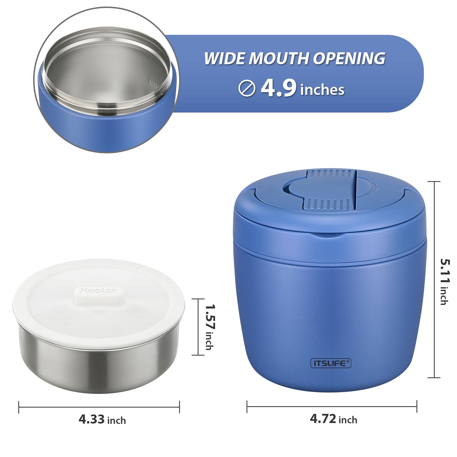 Itslife bottom silicone pad stabilizes the jar on desks