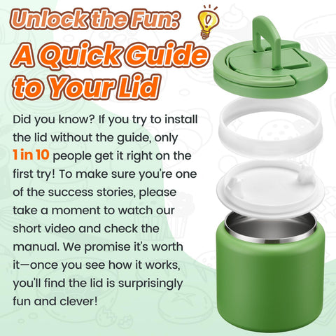 Itslife buckle lid enables quick 90-degree opening and closing