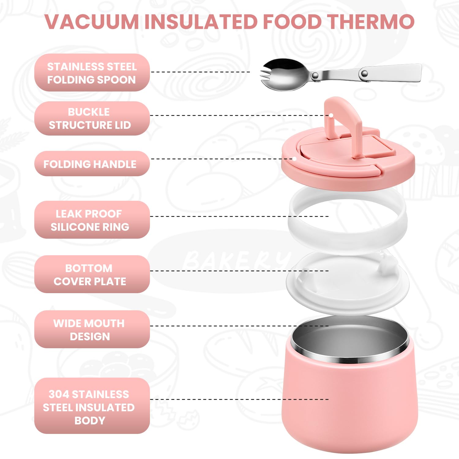 Itslife Soup Thermo leak-proof design prevents spills in bags.