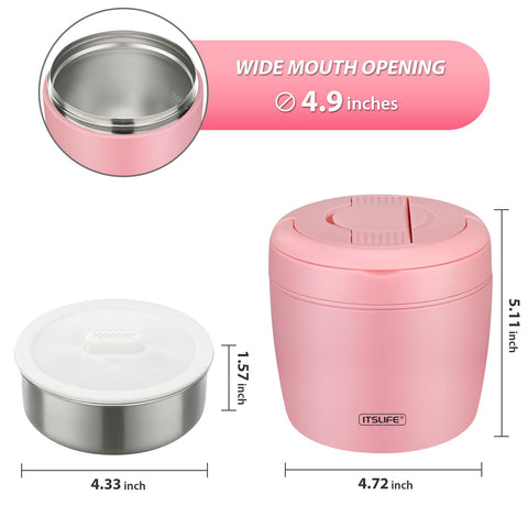 Itslife Soup Thermo silicone bottom pad adds stability on desks and trays.