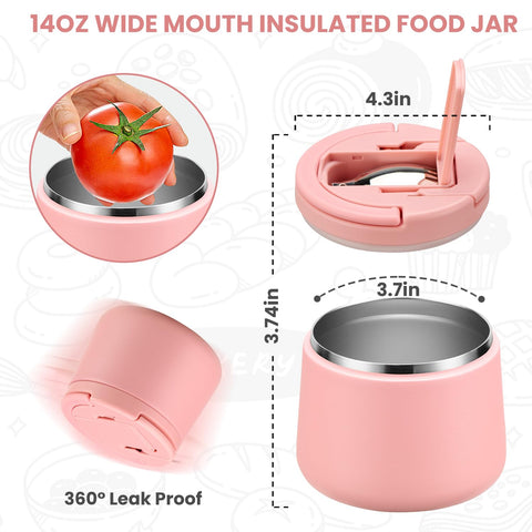 Itslife Soup Thermo vacuum-insulated stainless steel keeps meals hot or cold.