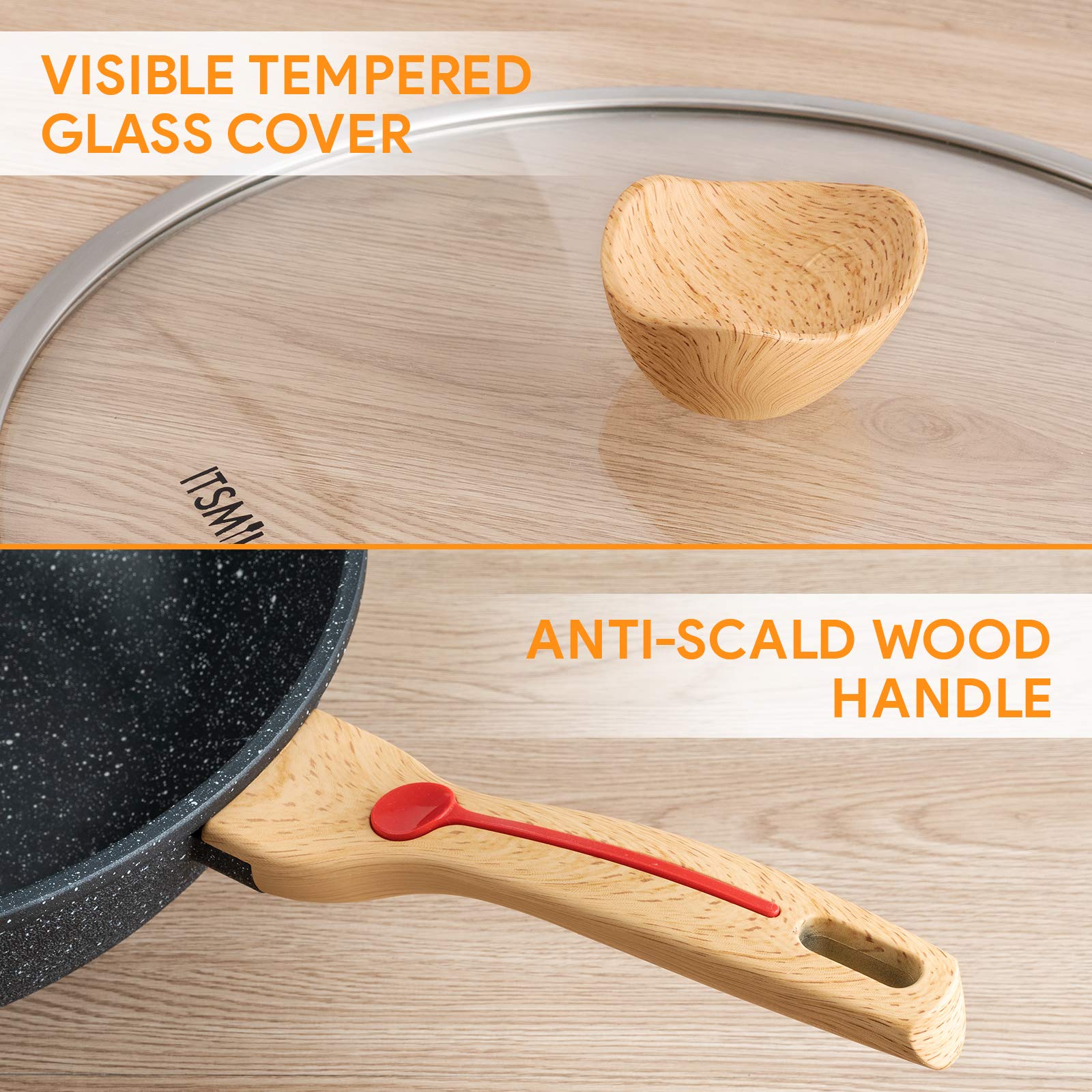 ItsMillers glass lid lets you monitor cooking without lifting