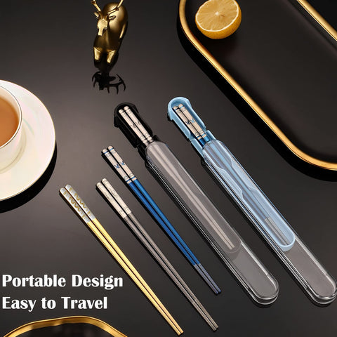 ITXIYC non-slip-pattern chopsticks improve grip.