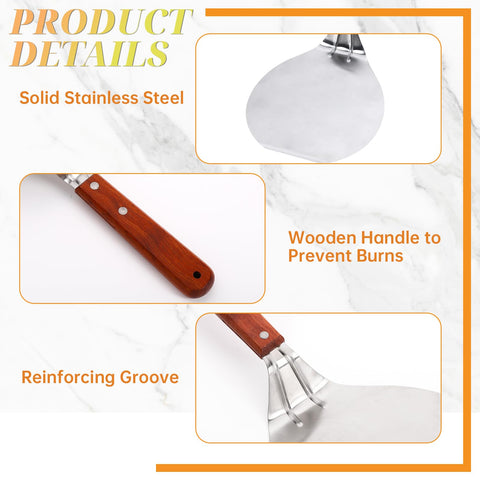 IUAQDP UTENEW multifunction pizza spatula paddle serves as cutting board.