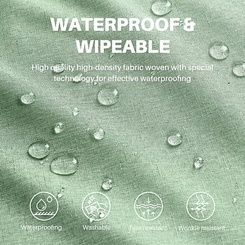 IVAPUPU closeup texture highlights premium linen-like feel and weave.