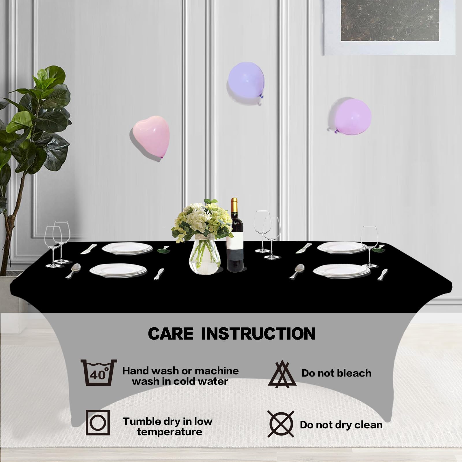 IVAPUPU festival decor with the tablecloth enhancing setup flexibility.