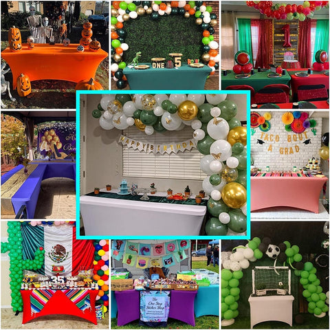 IVAPUPU four-way stretch design grips the table for a neat finish.