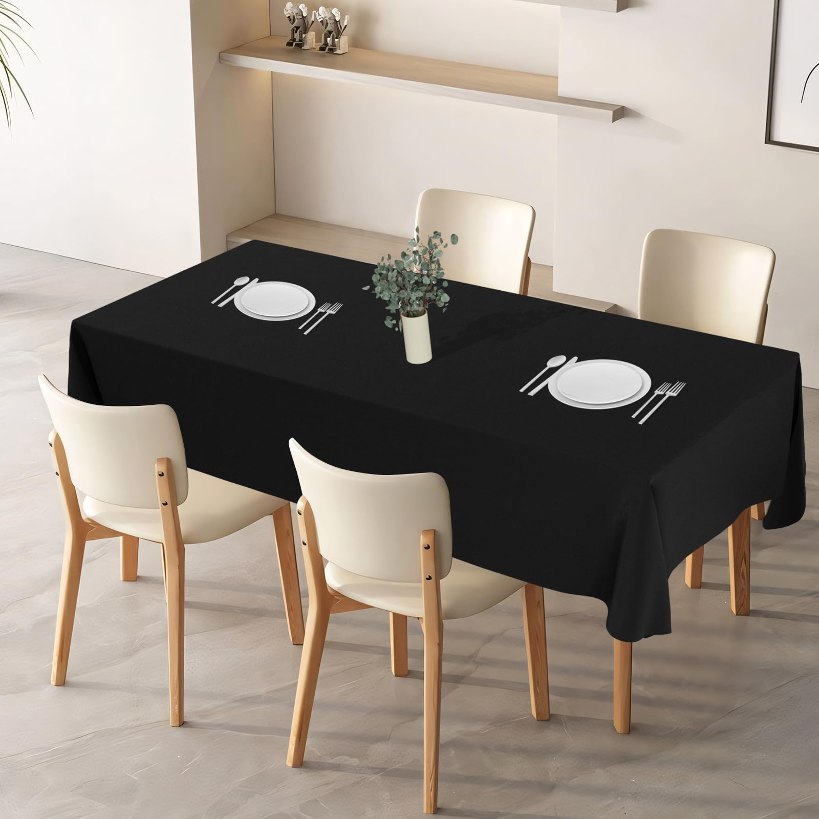 IVAPUPU wipeable polyester tablecloth easy to clean after events