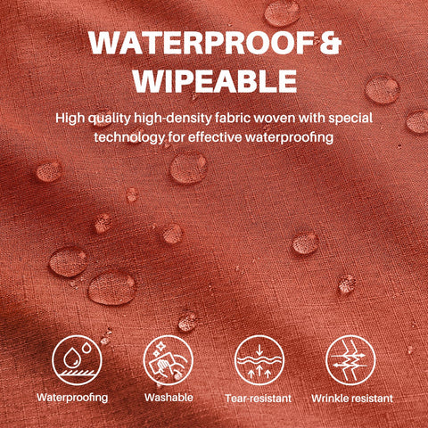 IVAPUPU textured linen close-up shows durable weave and rustic charm.