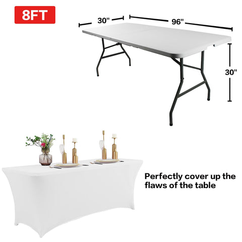 IVAPUPU wrinkle-resistant fabric close-up reveals smooth surface ideal for guest tables.