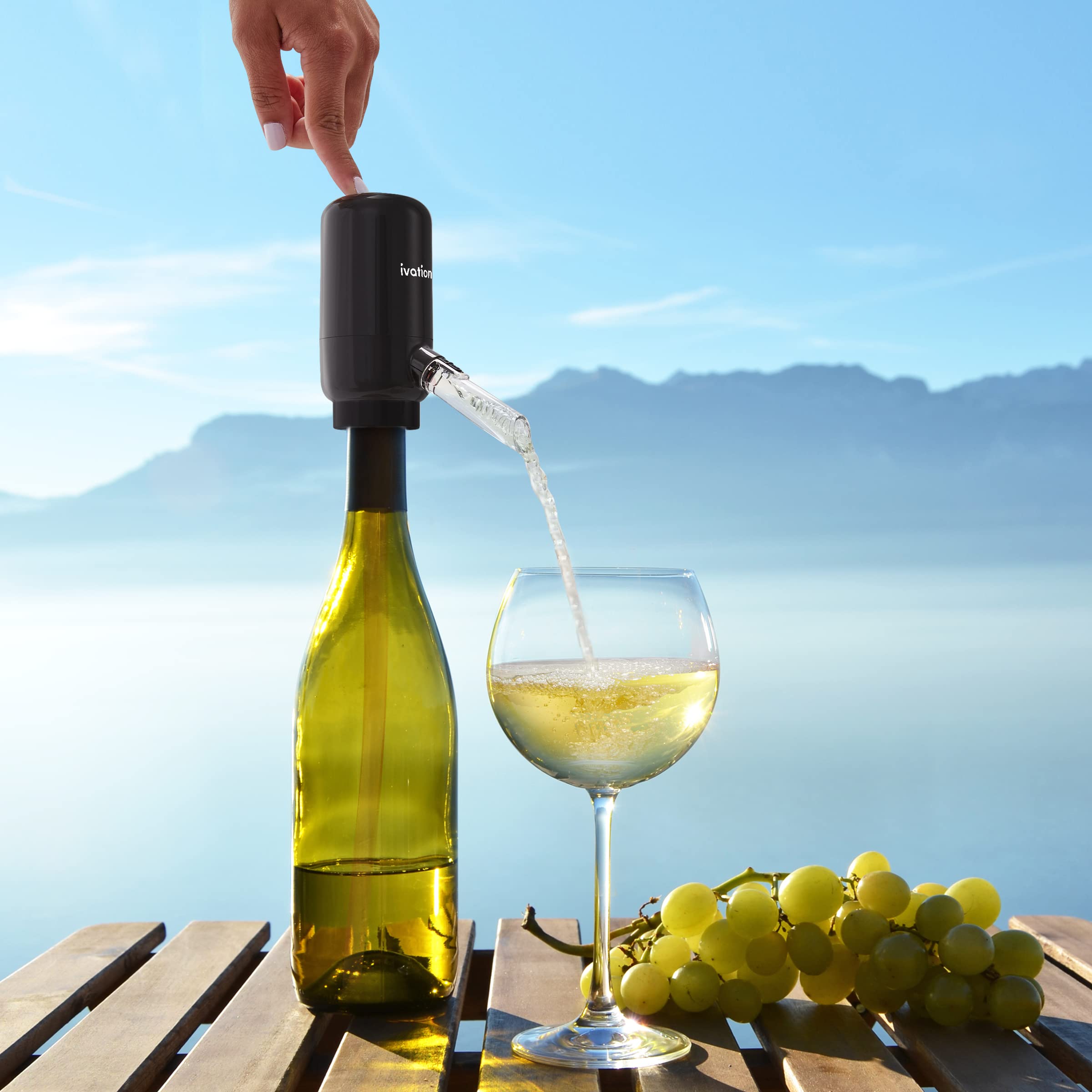 Ivation gift-set packaging makes a thoughtful wine gift for celebrations.