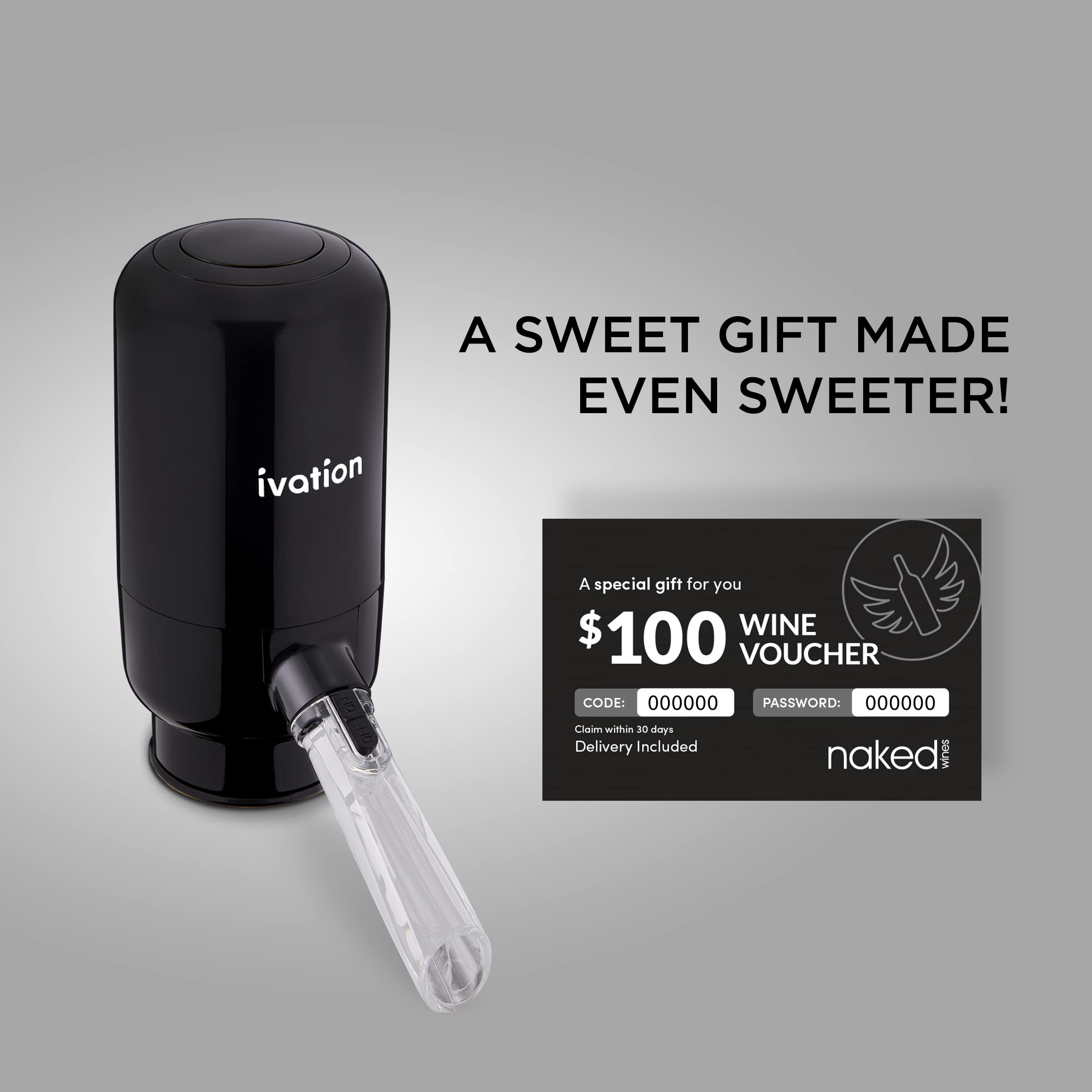 Ivation removable tube allows easy cleaning and maintenance.