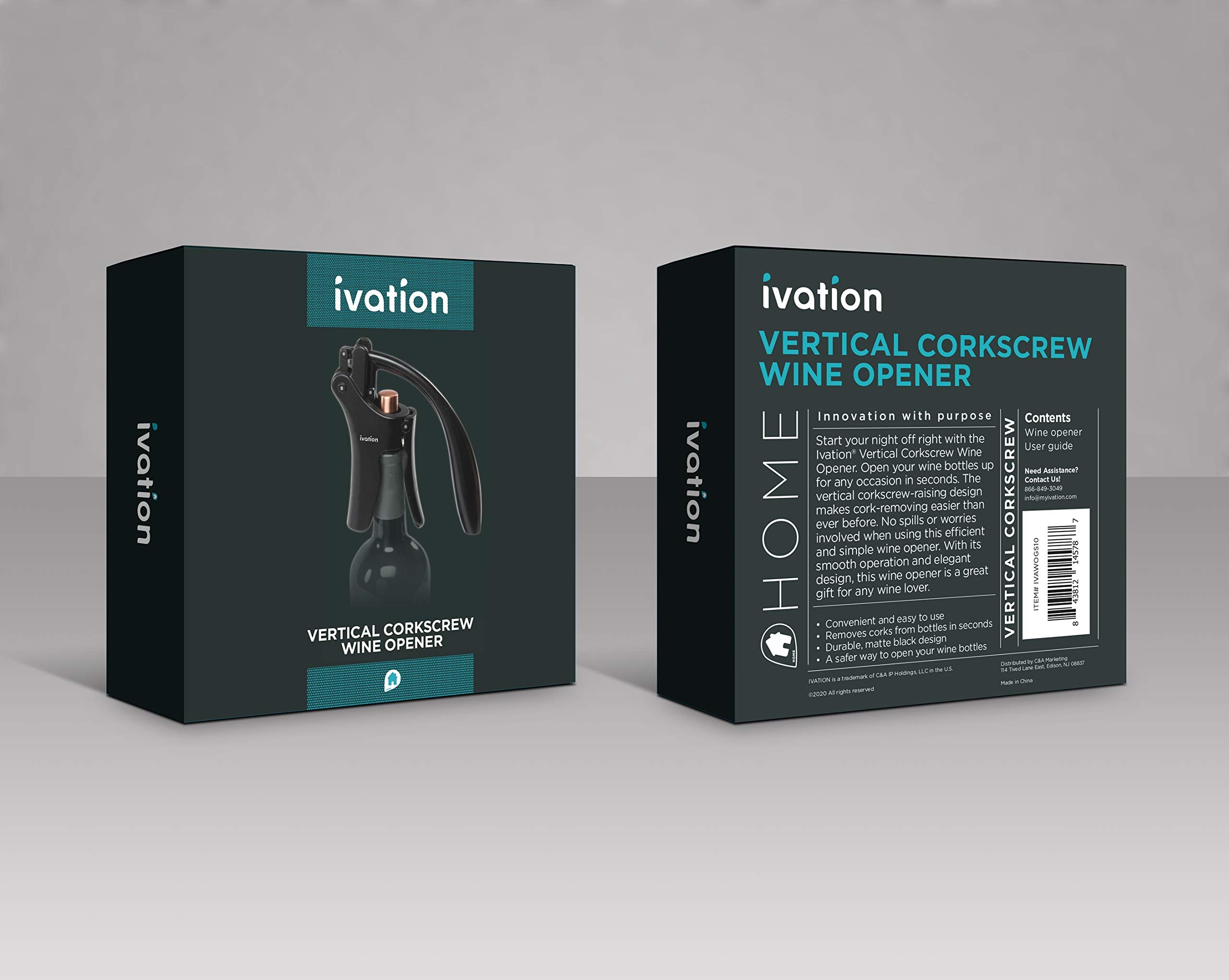 Ivation matte black stainless finish adds modern style to any bar or kitchen.