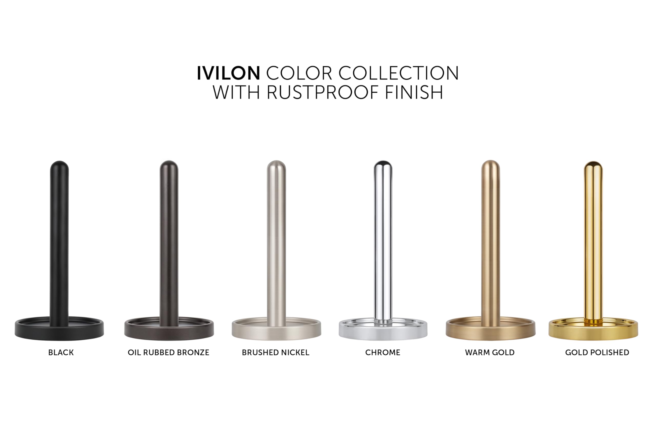 Ivilon paper towel holder in a kitchen scene blending style and practicality.