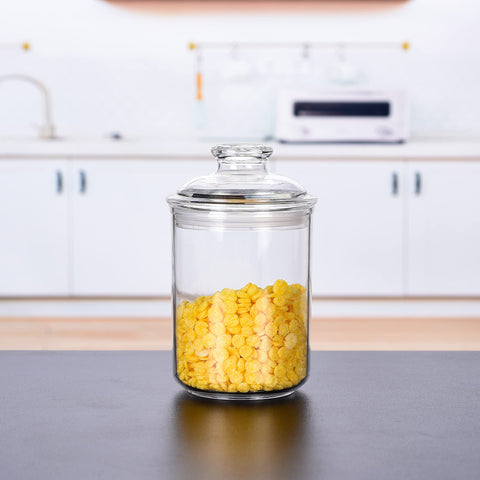 IVOOBR jar with decorative apothecary look suits bath salts.
