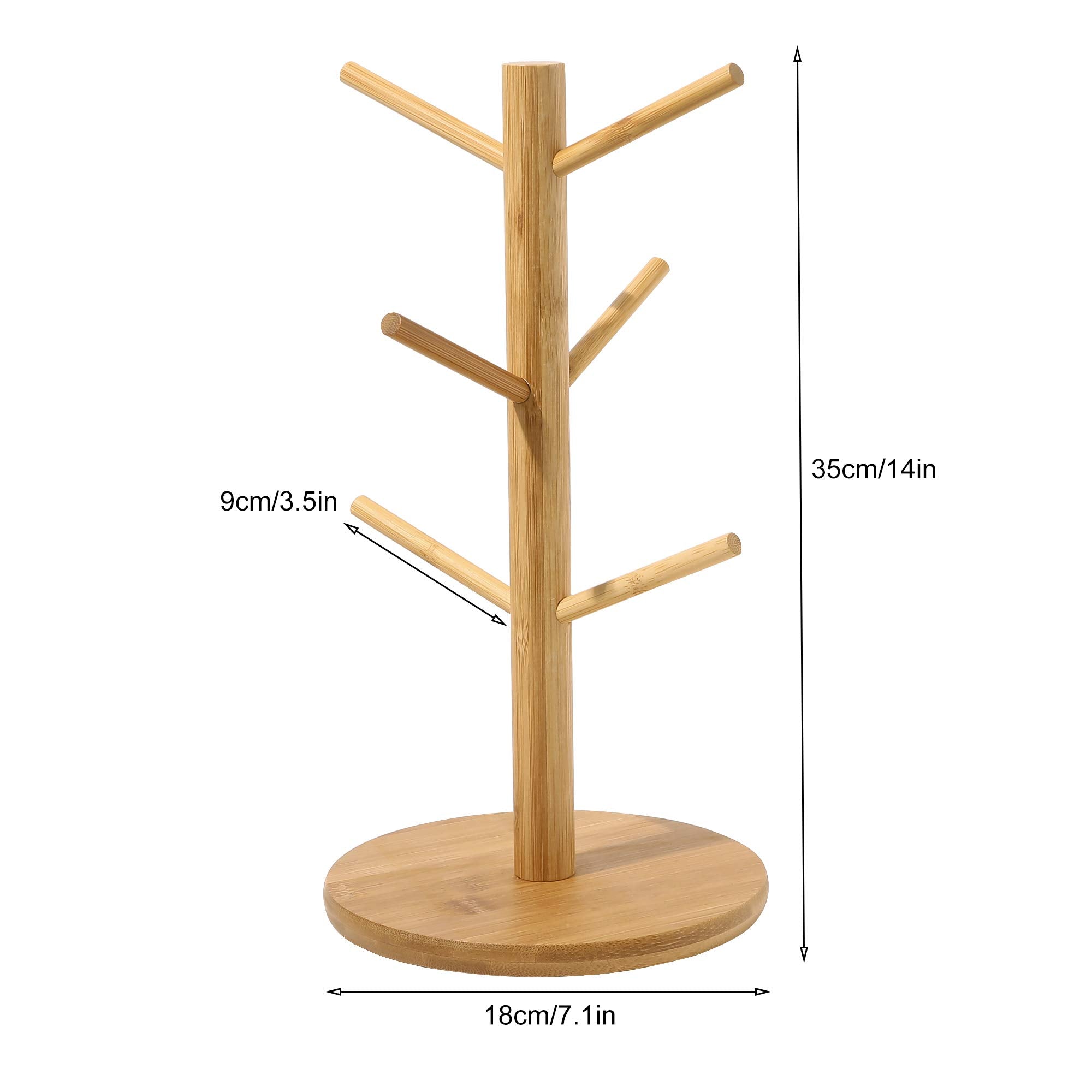 Ivyu cup rack stand in a kitchen for air-drying cups and saving counter space.
