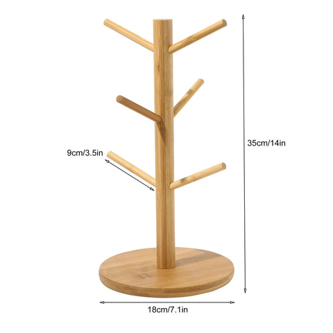 Ivyu cup rack stand in a kitchen for air-drying cups and saving counter space.