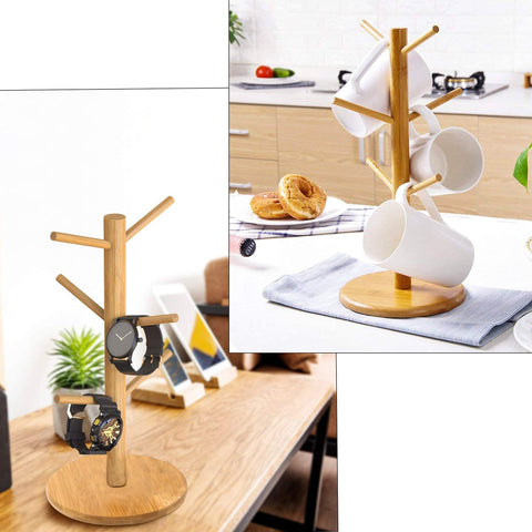 Ivyu stand doubles as jewelry and hair accessories display.