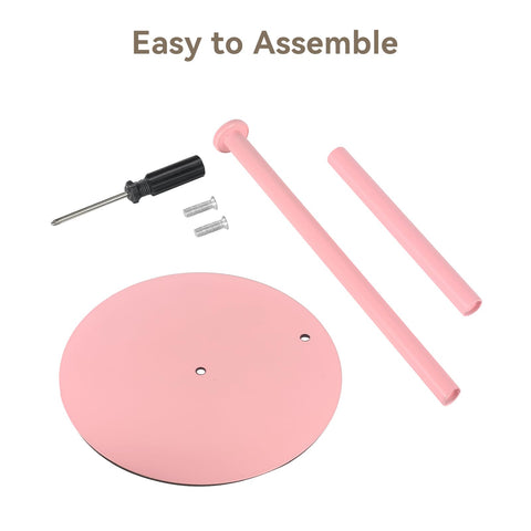 iwapuy travel-friendly pink paper towel holder supports outdoor setups