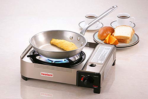 Iwatani 35FW heat panel maximizes burn efficiency.