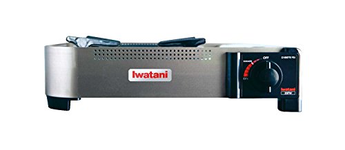 Iwatani 35FW windbreaker shields flame in outdoor settings.