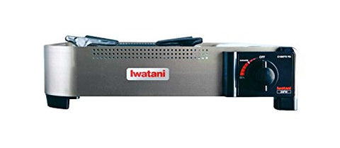 Iwatani 35FW windbreaker shields flame in outdoor settings.