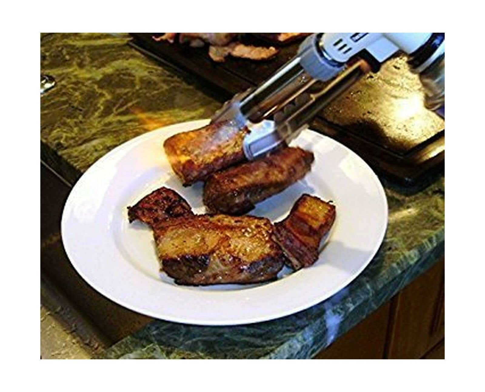 Iwatani PRO2 portable professional torch ideal for camping and on-the-go cooking.
