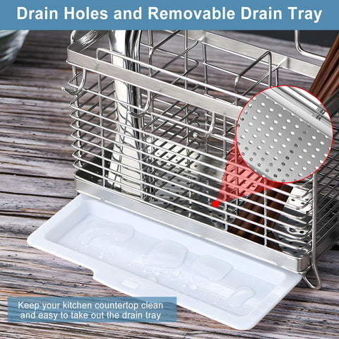 IWNTWY rack with four sturdy hooks for cookware and gadgets.