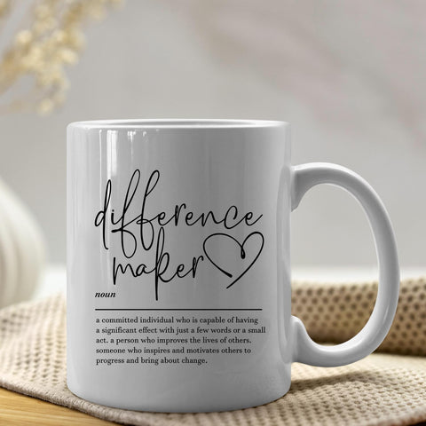 IWXYI Difference Maker Mug packaging box ensures safe arrival