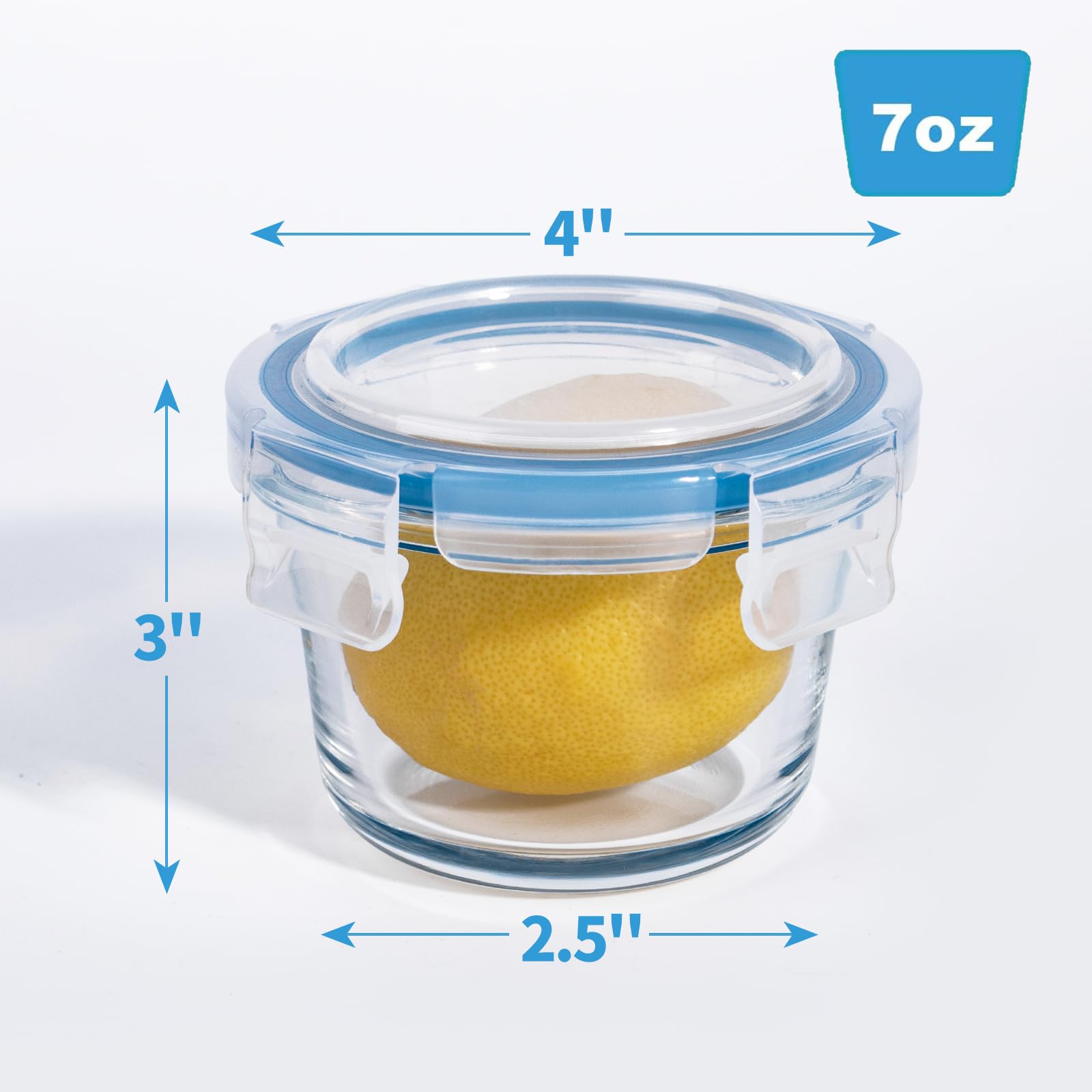 Iyulania dishwasher and microwave safe glass for quick reheat and cleanup.