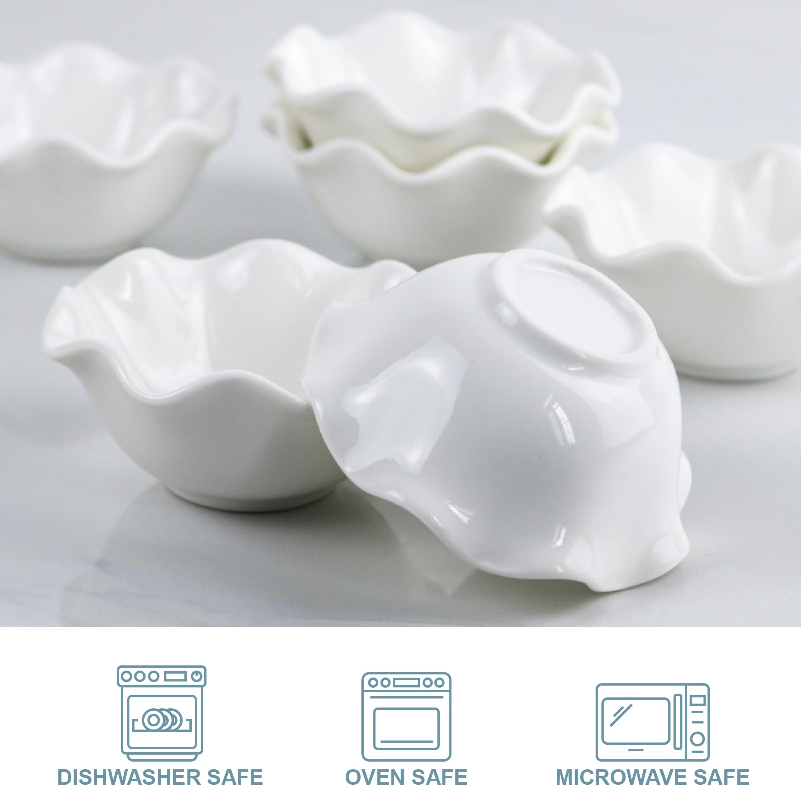 Iyulania mini pinch bowls dishwasher safe for effortless cleanup.