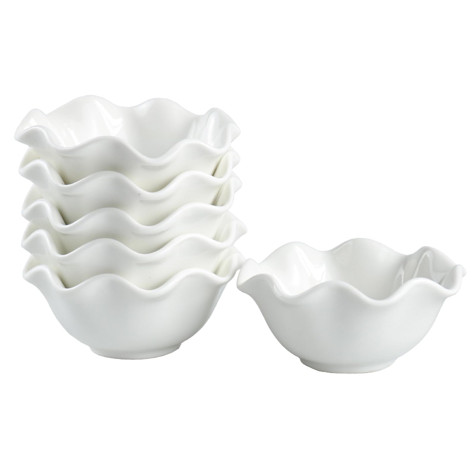 Iyulania mini pinch bowls for dipping sauces, ideal for organized condiments.