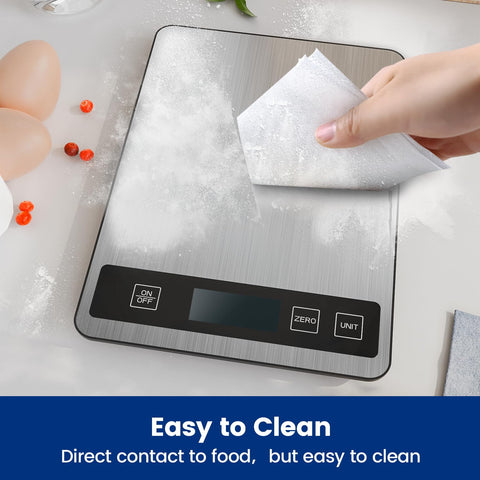 izeyu LCD readout clearly displays grams during meal prep