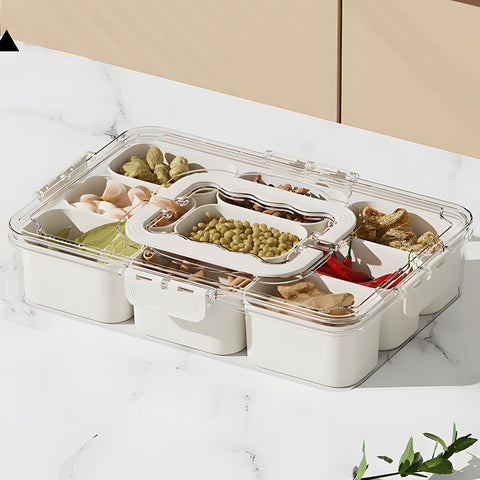 J-hong divider tray close-up with buckle lid for secure transport