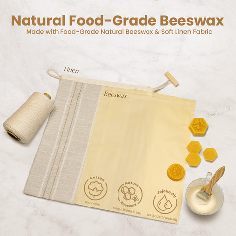 JACYAO'S removable beeswax liner enables easy cleaning and lasting freshness