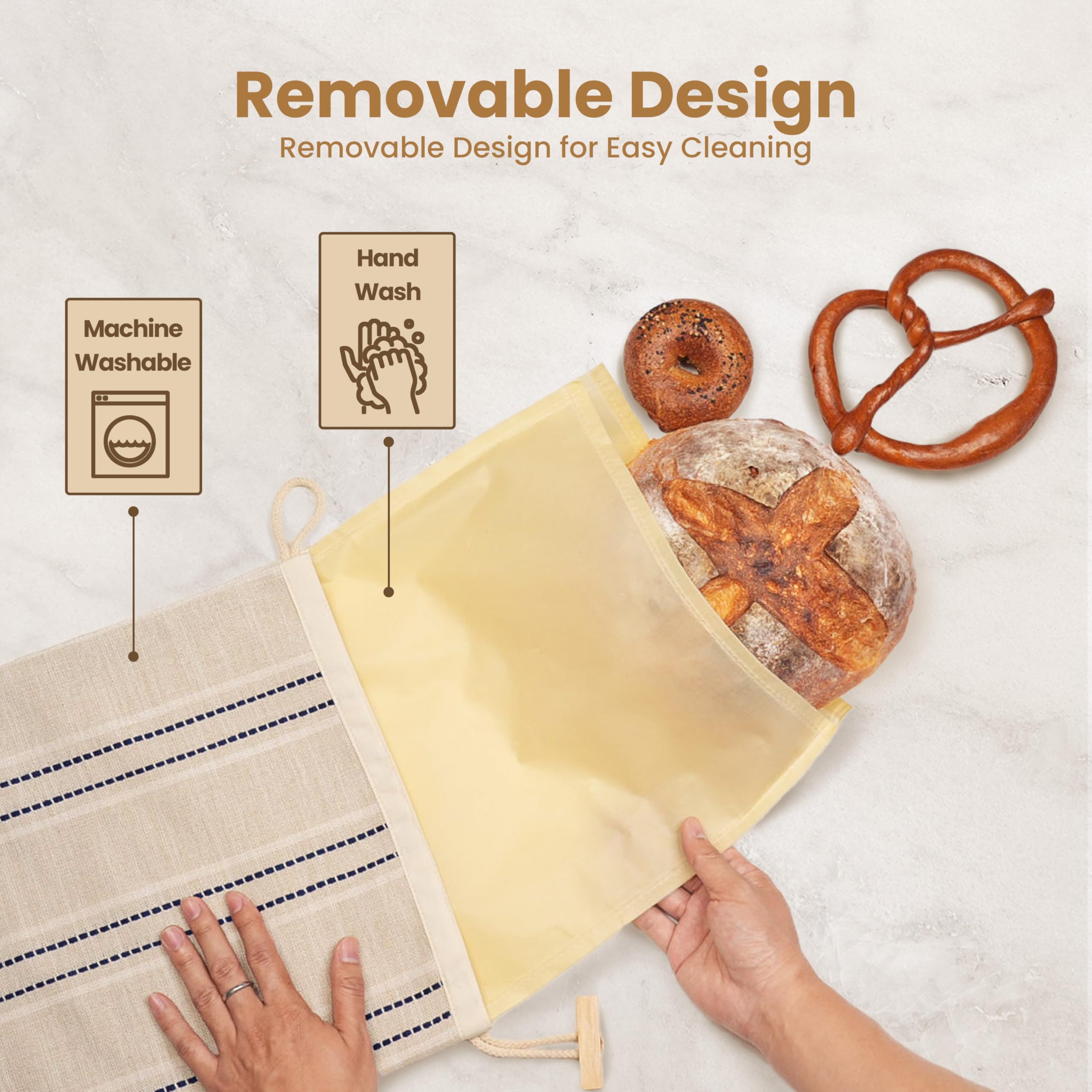 JACYAO'S two-layer design shown with included wood pulp cleaning sponge