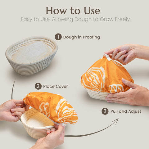 JACYAO'S cleaning sponge removes dough residue without harming the beeswax coating.