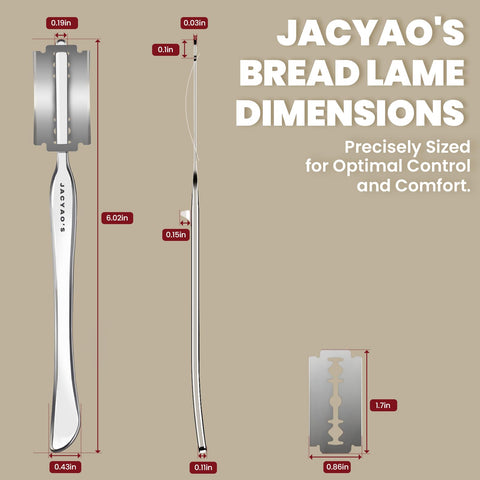 JACYAO'S razor-blades-pack image represents extra blades for continuous baking.